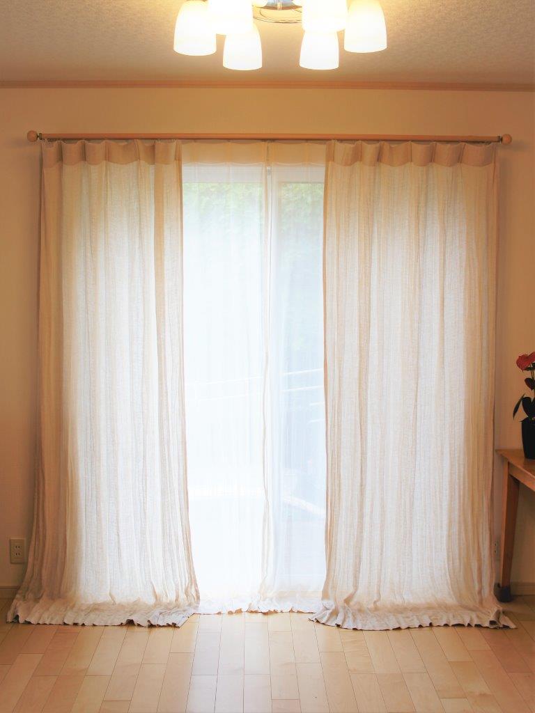 リネンカーテン商品写真1
